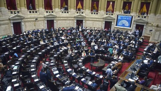 Se debate la ley ómnibus en el congreso