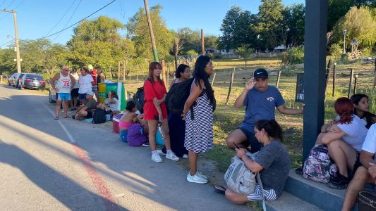 Después de la tarde de río llega la odisea de volver