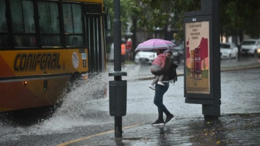Córdoba: alerta amarilla y naranja por tormentas en la provincia