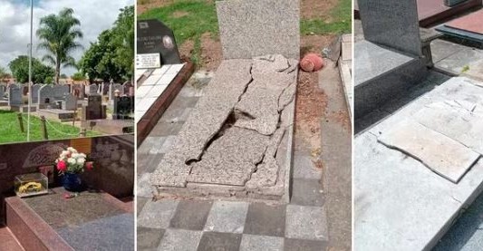 Vandalizaron las tumbas de Carlos Menem y su hijo en el cementerio islámico de La Matanza
