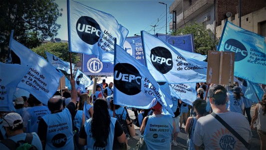 UEPC convoca a paro y movilización por reclamos gremiales en toda la provincia de Córdoba