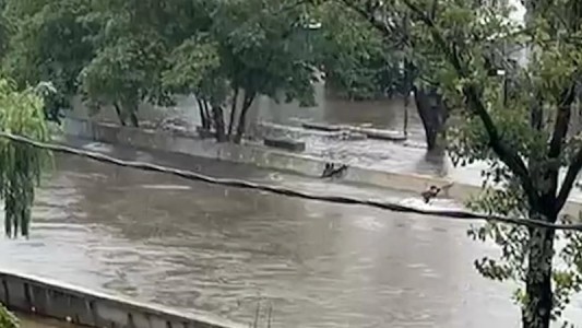 Buscan a un adolescente de 17 años que desapareció en medio de la tormenta