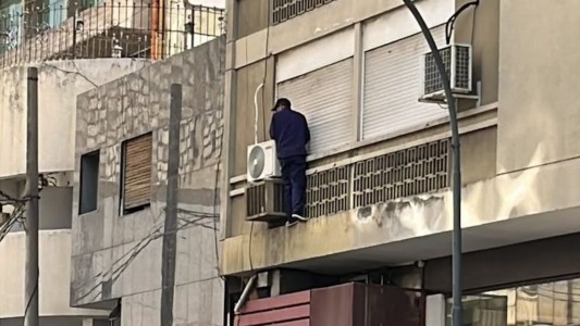 Córdoba: un delincuente saltó de un séptimo piso para escapar de la policía