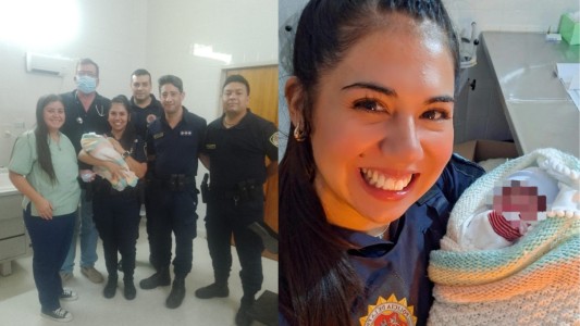 Personal policial asistió a una joven durante el parto