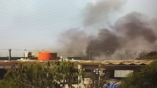 Se incendió un depósito de ladrillos en barrio Palmar