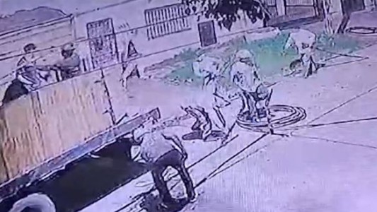 Video: 10 ladrones vestidos de operarios robaron cables con un camión