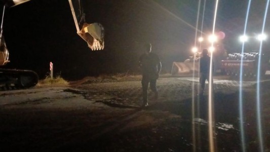 Habilitan el tránsito en la Ruta Provincial 3 tras el arreglo de un socavón