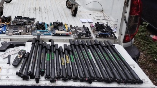 Insólito: un detenido en Córdoba con 21 infladores