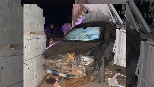 Perdió el control y terminó adentro de un obrador