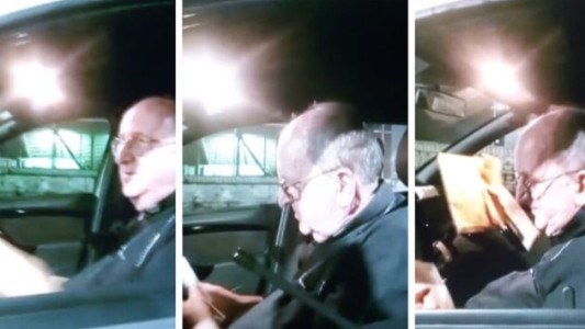 Video: el arzobispo de Salta manejaba alcoholizado y sin licencia de conducir