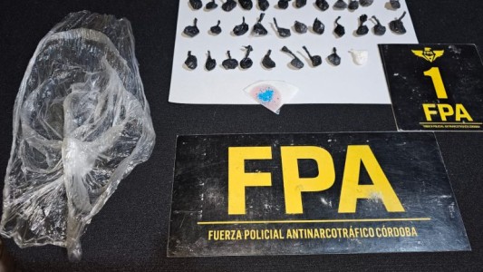 Detuvieron a un delivery de cocaína en Villa Cura Brochero