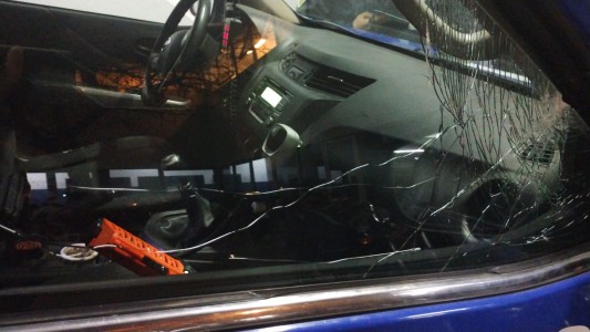 Policias fueron atacados en medio de una pelea en barrio Maldonado