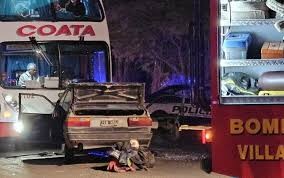 Villa María: chocó un colectivo y terminó detenido por que iba alcholizado