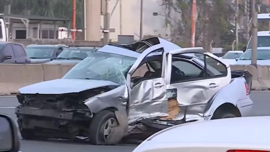 Accidente fatal en Panamericana y caos de tránsito: chocó, salió despedido del auto y murió