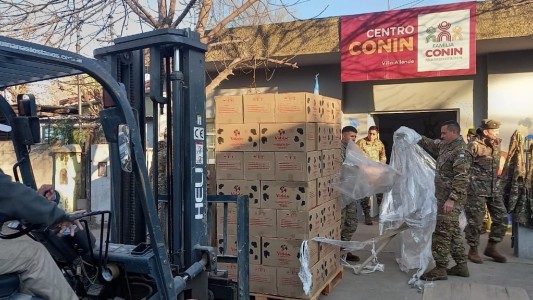 Se acabó la espera: Conin comienza a repartir los alimentos retenidos