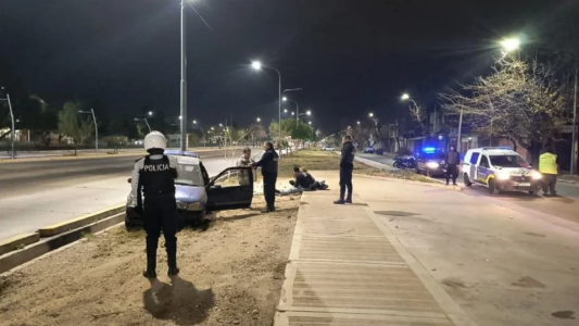 Salieron alcoholizados de un boliche, chocaron contra un poste y culparon a un perro