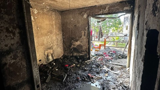 Una niña de 5 años fue rescatada de un incendio en Villa María