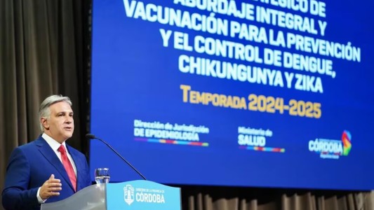El gobierno de Córdoba destinará 7.500 millones para abordaje integral y vacunación contra dengue, chikungunya y zika