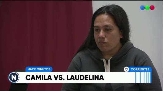 Camila habló en Telefe Noticias después de declarar: "Que Laudelina no se deje engañar"