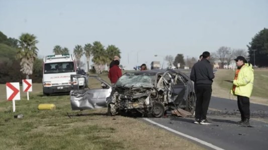 Santa Fe: tres muertos y una herida de gravedad en un choque frontal en la ruta provincial 14