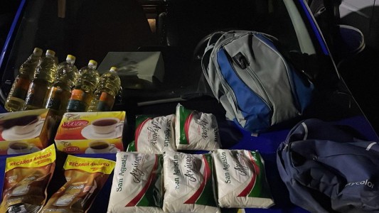 Cinco menores detenidos: hicieron un boquete para robar mercadería