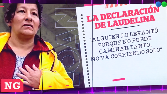 Nueva declaración: Laudelina pidió perdón por mentir y ahora dijo que "se lo llevaron"