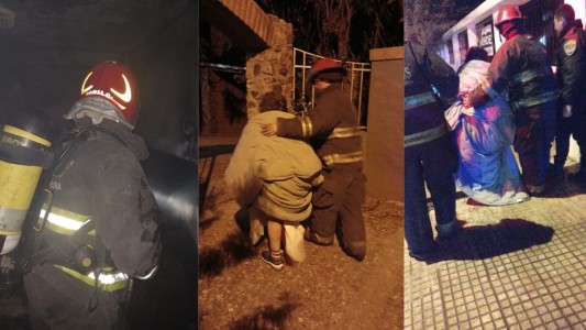 Bomberos combatieron un incendio en un geriátrico: 30 evacuados y 7 lesionados