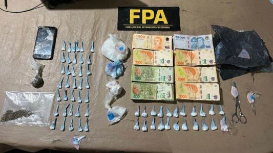 Detuvieron a una mujer con más de 100 dosis de cocaína en Alta Gracia