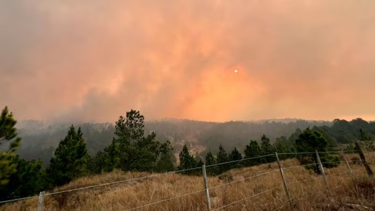 Incendio en El Durazno: los bomberos contuvieron el fuego