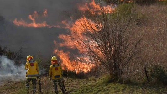 Video: bomberos sofocaron el incendio entre Malagueño y La Calera