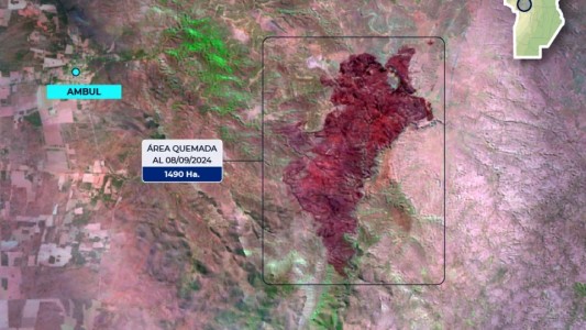 Incendios en Córdoba: así se ven desde el espacio