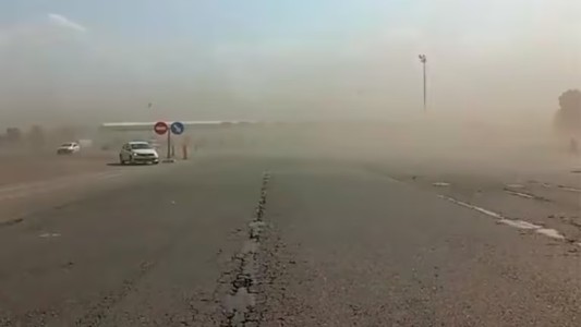 Autopista Córdoba-Carlos Paz: corte total de tránsito por viento y polvo en suspensión