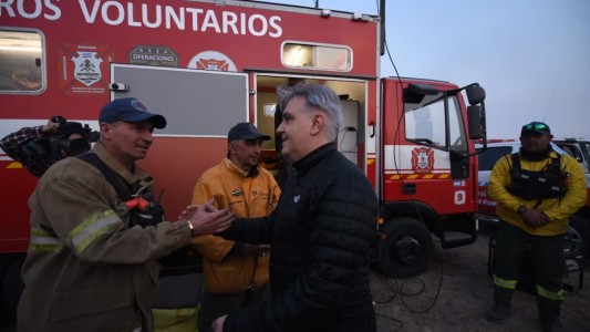 Martín Llaryora supervisa el operativo en Capilla del Monte: “Las penas tienen que elevarse en estos casos”