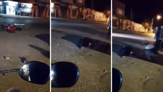 La Plata: una mujer atropelló a un motociclista, le deseó la muerte y escapó