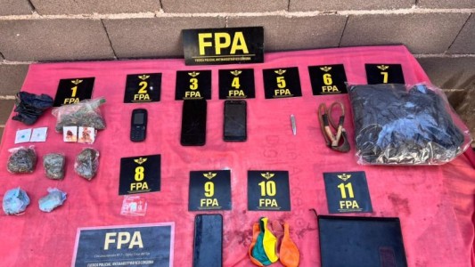 Dos detenidos por lanzar droga con gomeras a la cárcel de Cruz del Eje