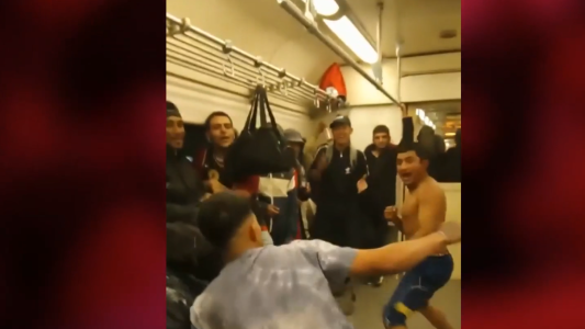 "El club de la pelea", otra vez en el tren