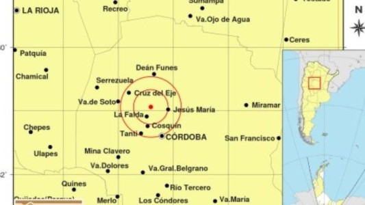 Córdoba: en las últimas 24 horas tres temblores sacudieron la provincia