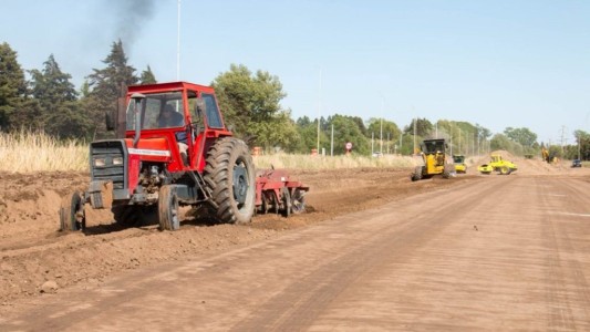Río Cuarto: continúan las obras en la duplicación de calzada de la ruta 30
