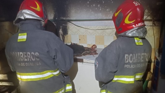 Se incendió una casa ubicada en Bajada de Piedra: no hay heridos