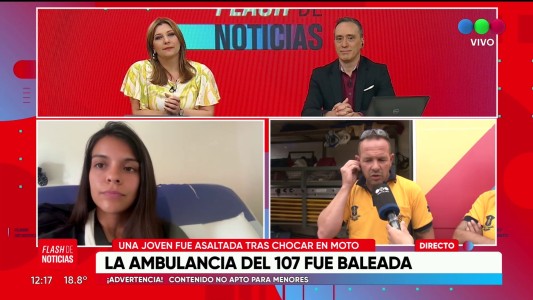 Habló la joven que chocó y le intentaron robar: “Si no fuera por ellos, hoy no la contaba”