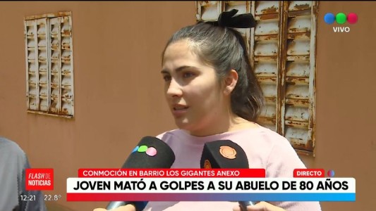 “Queremos que esté preso”, sentenció la hermana del joven que asesinó a su abuelo