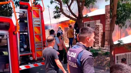 Villa María: murió una niña en un incendio y dos niños salieron ilesos
