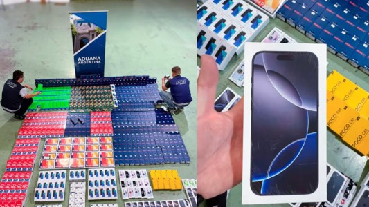 Aduana incautó $170 millones en productos electrónicos en Córdoba