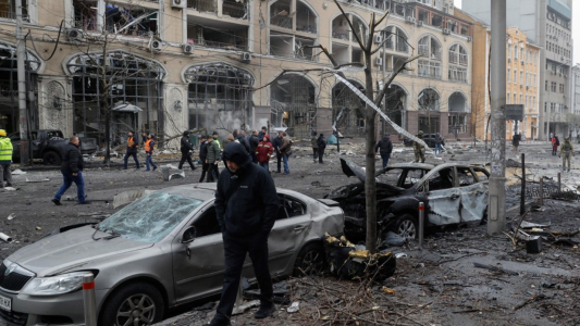 Ataque ruso en Kiev a varias misiones diplomáticas, entre ellas la embajada de Argentina