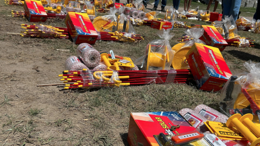 La provincia asiste a productores de Las Palmas afectados por incendios