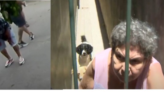 "Mi marido es más bueno que el pan", dijo la esposa del policía retirado que mató al vecino