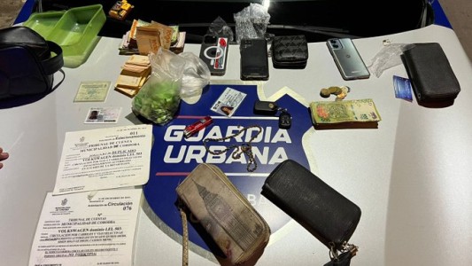 Detienen a dos hombres con cocaína, dinero y alhajas