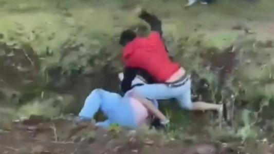 Trompadas, piñas y ladrillazos en la Fiesta Nacional del Chivo