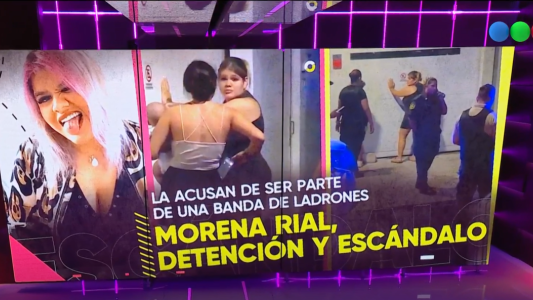 Dos de los acompañantes del vehículo en el que viajaba Morena Rial ya tenían antecedentes por robo