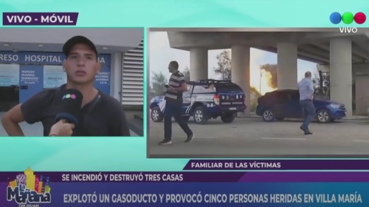 “Mi hermano tiene el 93% del cuerpo afectado y mi papá no responde”, relató un familiar de las víctimas de la explosión en Villa María
